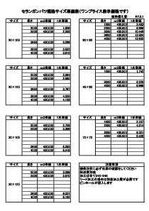 セランガンバツ価格表