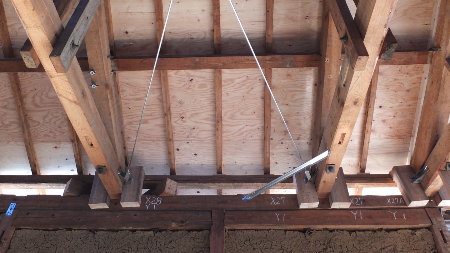 古民家の改修工事