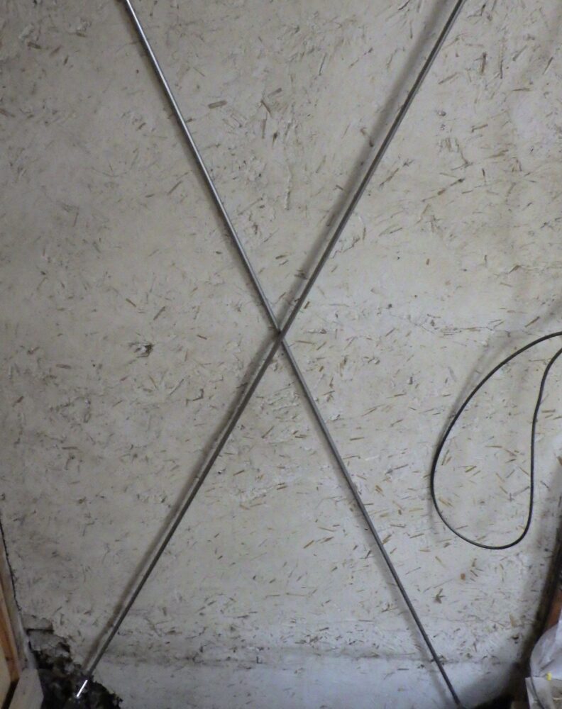 土壁を壊さず、耐震リフォーム工事