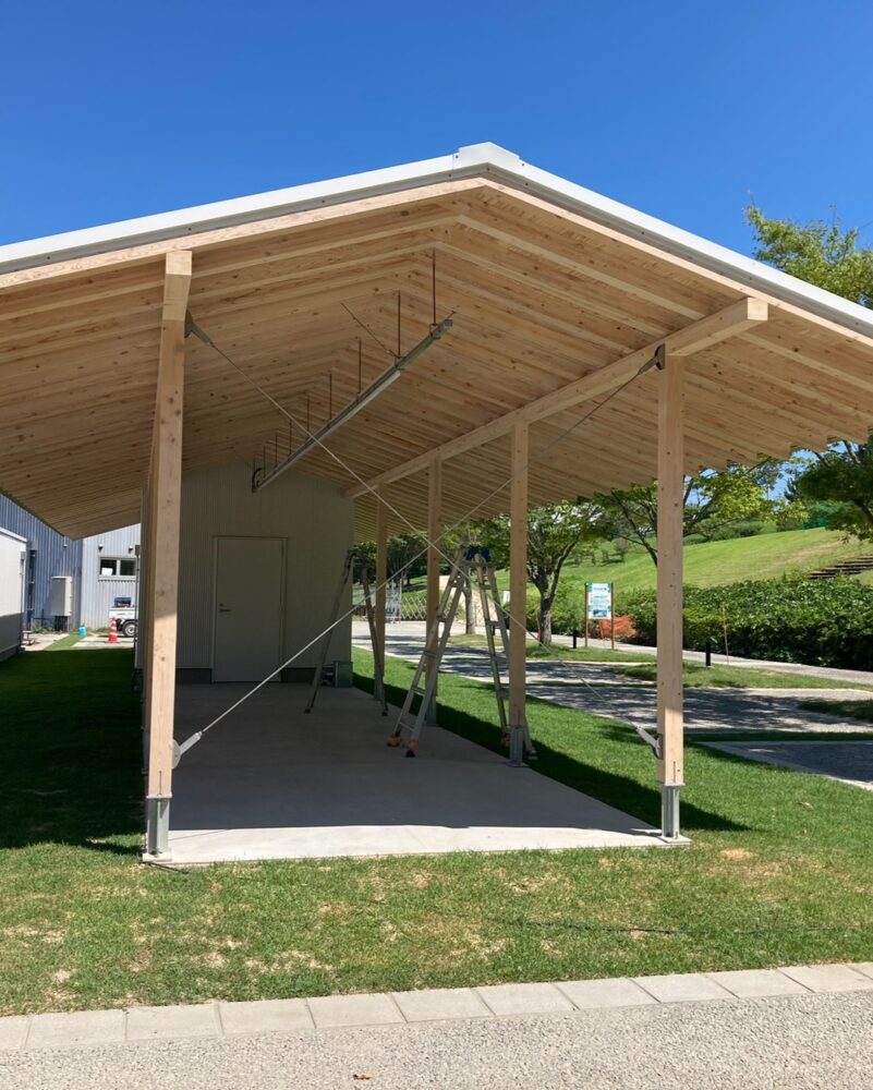 ピボットブレース施工事例（ホゾ抜け防止）